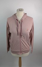 Paul Smith Swirl Womens Full Zip Jersey Hoodie  Pink uk 12 Medium Lightweight 