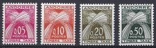 ANDORRE FRANCAIS - TIMBRES-TAXE SÉRIE N° 42/45 COMPLETE - NEUFS**