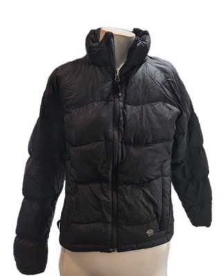 MOUNTAIN HARDWEAR WAVEY PUFFER DOWN JACKET BLACKFLEECE LINED WOMENS SZ S 