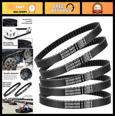 5 Pack Go Kart Torque Converter Drive Belt 30 Series, Replacement for Manco & Co