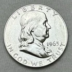 1963 P FRANKLIN HALF DOLLAR 90% SILVER PROOF