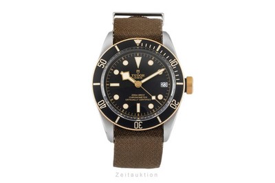 Tudor Black Bay Stahl / Gold Automatik Herrenuhr Ref. 79733N Box