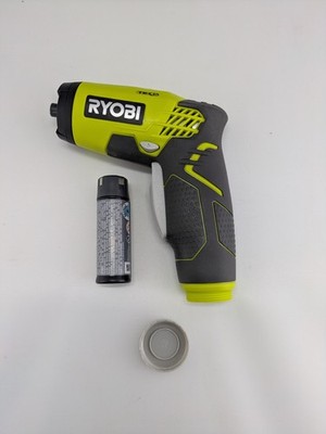 RYOBI TEK4 HP54LVN 4V Screwdriver Drill. Plus Battery. NO CHARGER INCLUDED 