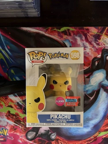 Funko Pop! Vinyl: Pokémon - Pikachu (Flocked) - Target New York Comic Con...