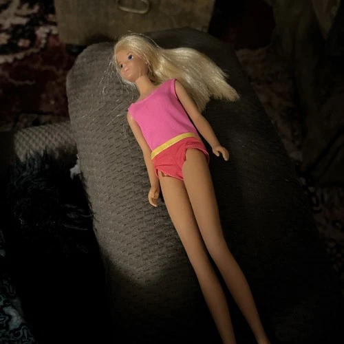 Vintage Malibu Francie Doll In Original Swimsuit 1975 Mattel