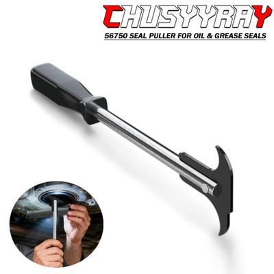 Oil Seal Puller Hand Tool 12'' Remover Oil Grease Seals 2 Size Tips Auto Tool 1PC