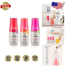 Bubly Burst 3pk Drink Mix 440ml - Cherry Lemonade, Peach Mango, Watermelon