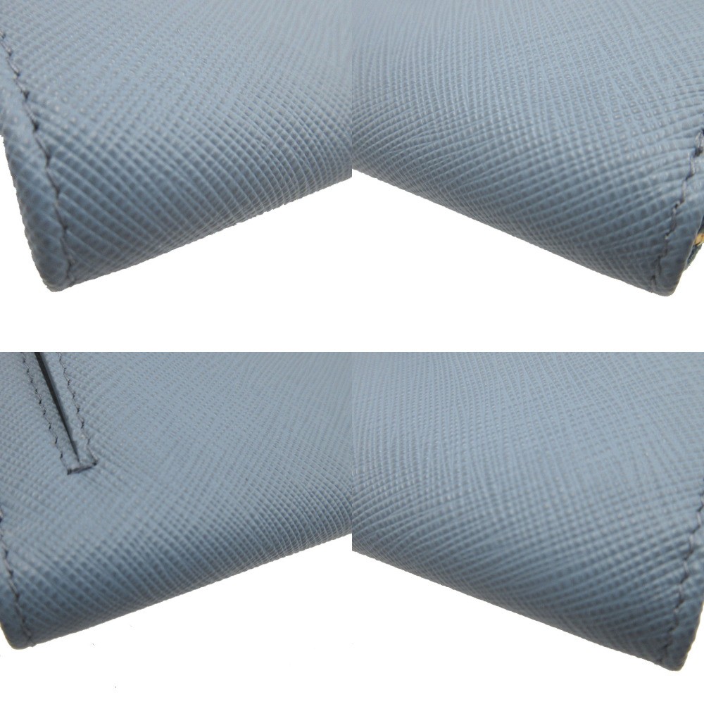 AUTHENTIC PRADA 1PP122 Triangular Plate Key Case … - image 6