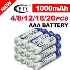 4-20X BTY AA/AAA Rechargeable Battery Recharge Batteries 1.2V Ni-MH CA
