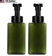 2 PCS-Foaming Soap Dispenser, Hand Refillable Foam Green