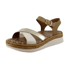 Vionic Mar Women's Sandals Camel Gold Leather Size 9.5 M