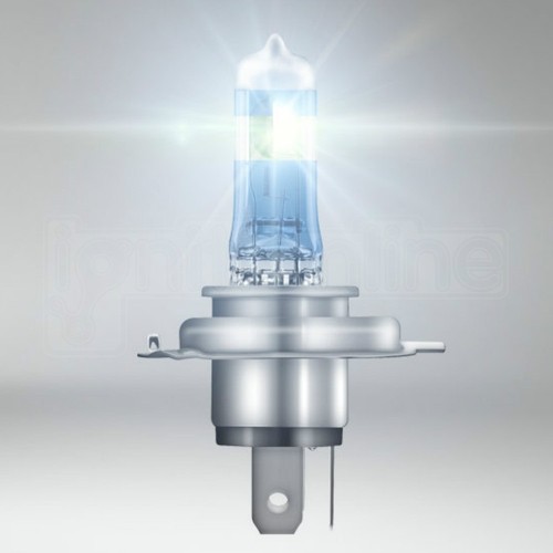 2 x H4 Osram Night Breaker Unlimited Headlight Bulbs Twin Pack 64193NBU-HCB - Picture 2 of 11