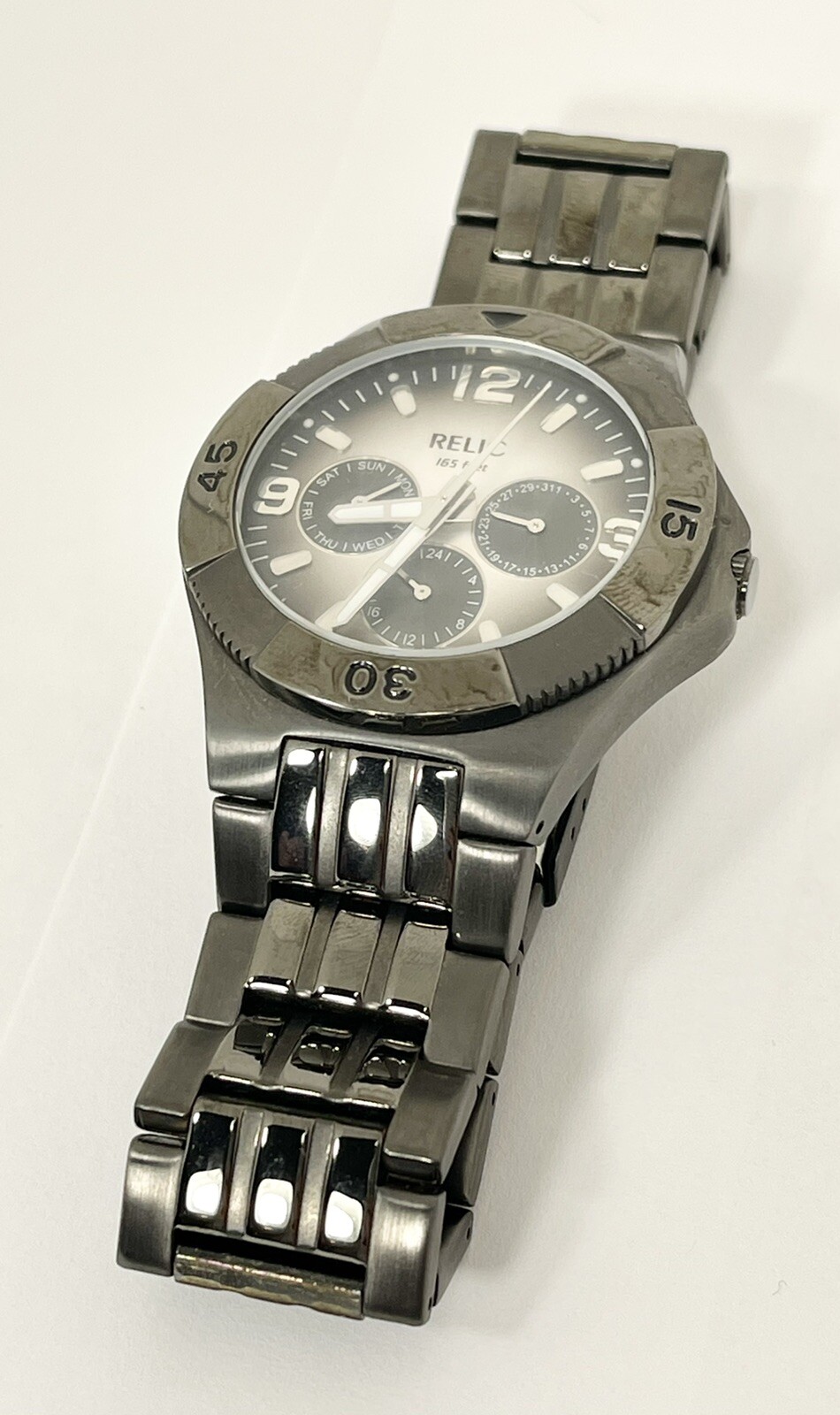 Gunmetal Multifunction Quartz Watch 
