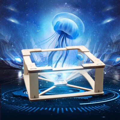 3D Holographic Projection DIY Toy   Fun Science & Education Kit for Kids