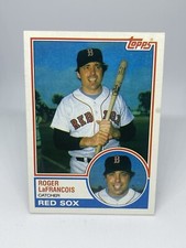 1983 Roger Lafrancois #344 Boston Red Sox Topps Free Shipping