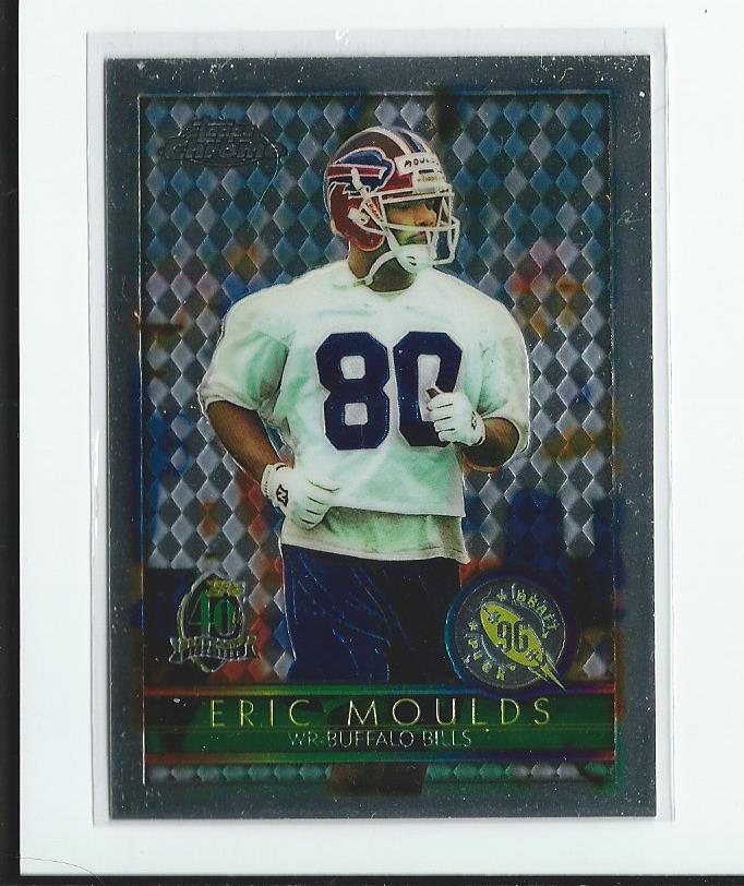1996 Topps Chrome #154 Eric Moulds RC Rookie Bills