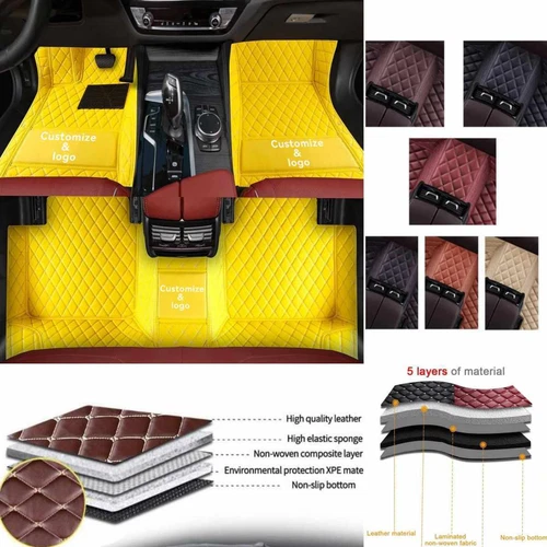 For Toyota Sequoia-Solara-Supra Car Floor Mats Custom Auto Carpets Waterproof - Imagen 15 de 40