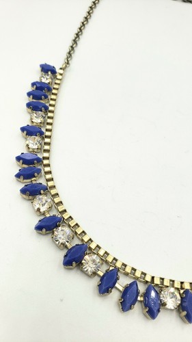 Clear Rhinestone Statement Necklace 22 