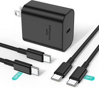 45W Super Fast Charger Type C for Samsung S24, PD3.0 USB C Android Phone Charger