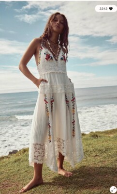 knee length dresses for ladies Free People Complete Me Midi Dress – gilt+gossamer
