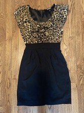 Express Leopard Animal Print Pencil Dress 2