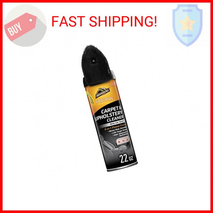 Armor All Carpet and Upholstery Cleaner Spray , Car Upholstery Cleaner for Tough