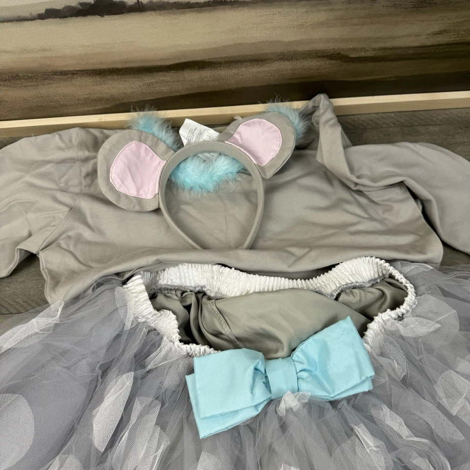 Pottery Barn Teen Mouse Tutú Disfraz de Halloween Gris Multi Talla 9-10 Nuevo sin Etiquetas Foto 4 de 4