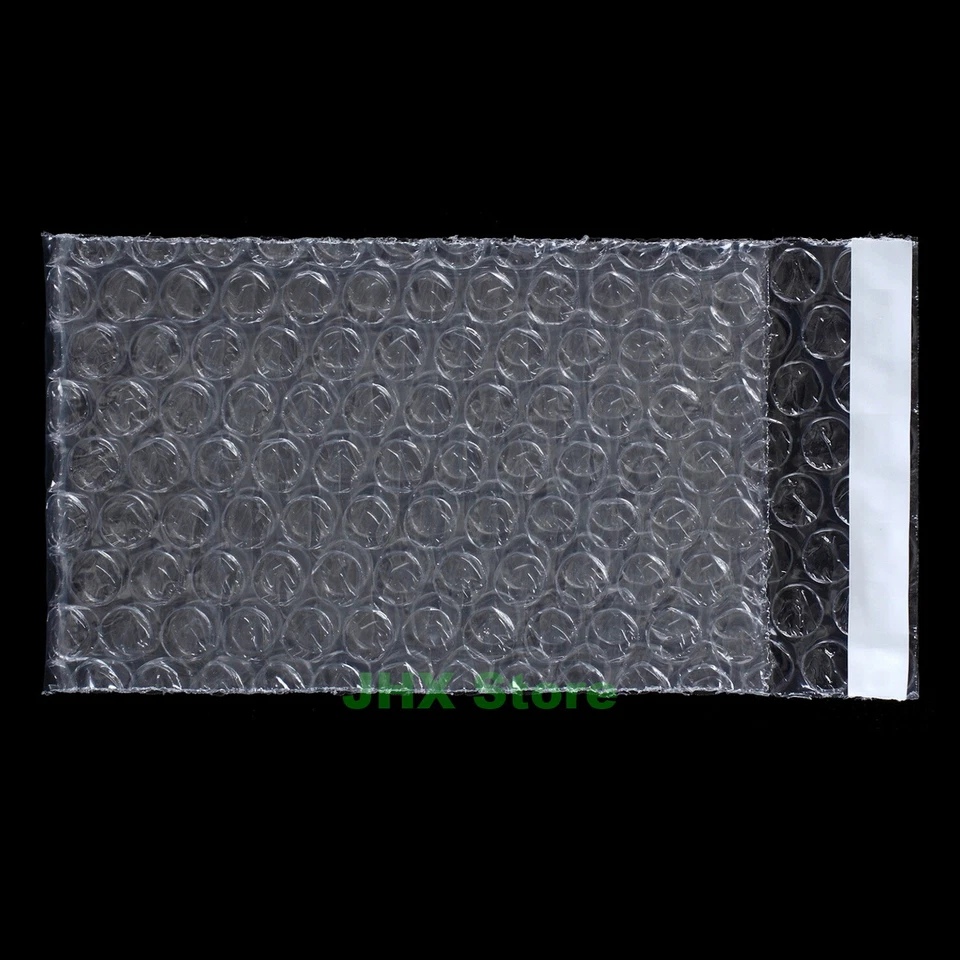 10-1000pcs Clear Bubble Bags (6 8 9 10 cm x 13 15 17 20cm) Plastic Packing Pouch - Image 2 of 3