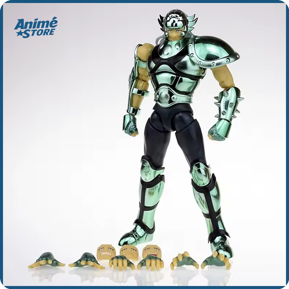 Figurine Saint Seiya Algethi d’Hercule de 18cm avec armure chromée effet miroir CS Model