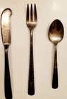 Gorham Sterling Camellia Knife/Spoon/Fork & James Robinson England Fork