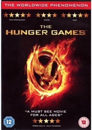 THE HUNGER GAMES JENNIFER LAWRENCE LIAM HEMSWORTH UK DVD NEW AND SEALED