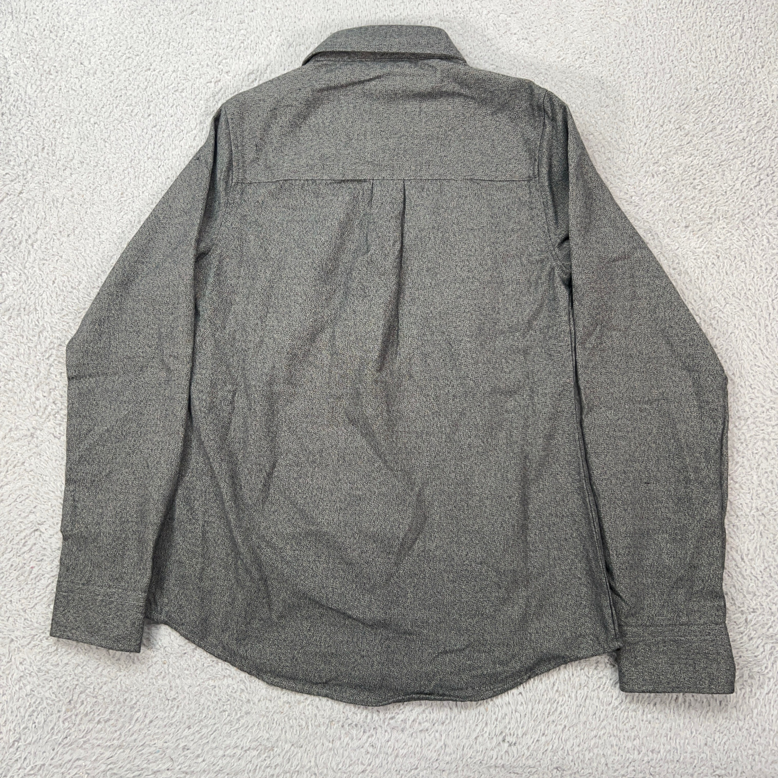 Dixxon Shirt Womens Small Gray Solid Button Up Ob… - image 7