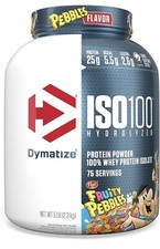 Dymatize ISO100 Hydrolyzed Whey Isolate Protein Powder Fruity Pebbles, 5 LB