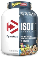 Dymatize ISO100 Hydrolyzed Whey Isolate Protein Powder Fruity Pebbles, 5 LB
