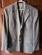 Stafford Wool Lane Sport Coat 44R Signature Classic Fit Made In USA