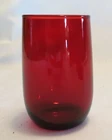Anchor Hocking Roly Poly Royal Ruby 5 oz 3 3/8” Juice Glass/Tumbler(s)