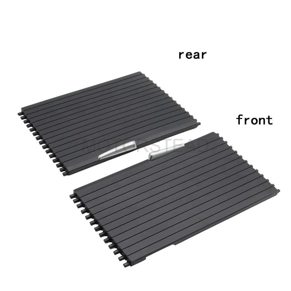 2PCS Console Cup Holder Roller Blind Cover Tray For 2007-2014 BMW X5 X6 E70 E71 - Imagem 2 de 4