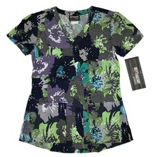Grey's Anatomy Scrub Top Women's 41386-GAMF Mosaic Floral