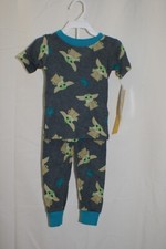 Baby Yoda Pajamas Sz 3T Grogu Star Wars Mandalorian PJs SS Top Bottoms NWT