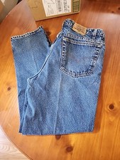 VINTAGE Levi's 540 Men Jeans 40x32 Denim Brown Tab Relaxed Fit Straight Leg