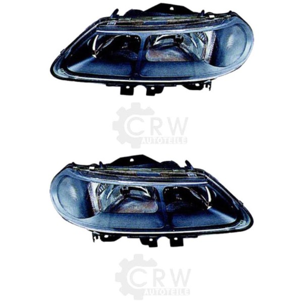Scheinwerfer Set FüR Renault Laguna B56/K56 Bj 05/98-03/01 H7/H7 Mit Blinker QE9-image