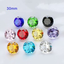 3cm / 30mm Dekosteine Diamanten Tischdeko Hochzeit Dekoration 12 Farbe wählbar