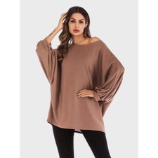 Perfee Round Neck Batwing Sleeve T-Shirt