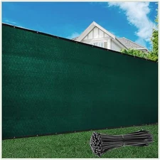 ColourTree 4' x 50' Green Fence Privacy Screen Windscreen Cover Fabric Shade ...