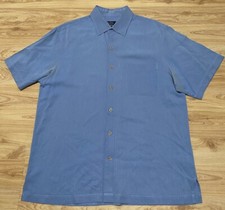 NAT NAST LUXURY ORIGINALS AMERICAN FIT 100 SILK BUTTON FRONT CASUAL SHIRT Sz M