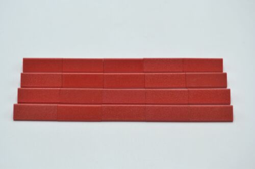 Lego 20 x Roof Slope Roof Tile Red Slope 45 2x4 Double 3041