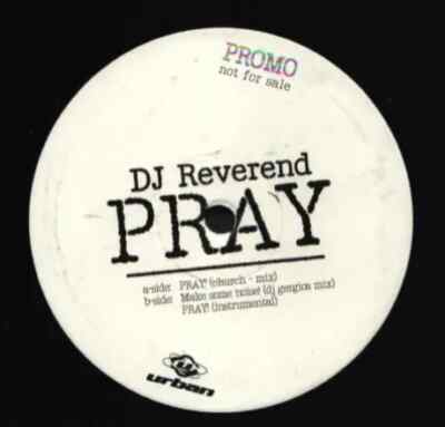 DJ Reverend Pray Vinyl Single 12inch Urban Records