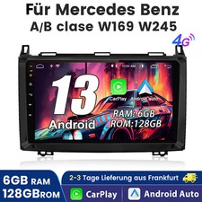 Android 14 6+128G F&uuml;r Mercedes Benz A/B Klasse Viano VITO GPS Autoradio NAVI DAB