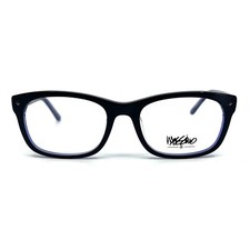 Mossimo MS 2072 7026 Eyeglasses Womens Black Blue Rectangle 51-18-135