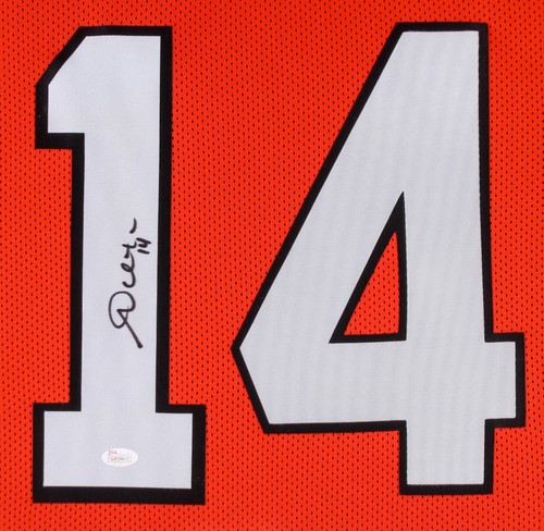 Andy Dalton Signed Bengals 31" x 35" Custom Framed Jersey (JSA COA 3XPro Bowl QB - Picture 2 of 4